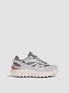 Trailgrip Suede & Leather Sneakers Men Grey Moncler