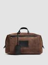 Alanah Suede Duffle Bag Men Brown Moncler