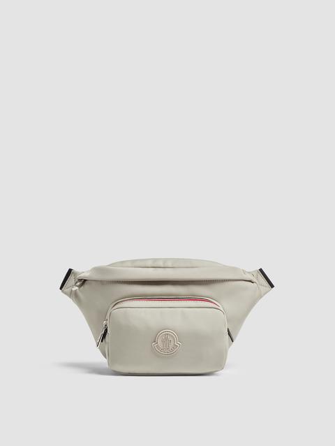 Durance Water-Repellent Belt Bag Men Grey Moncler