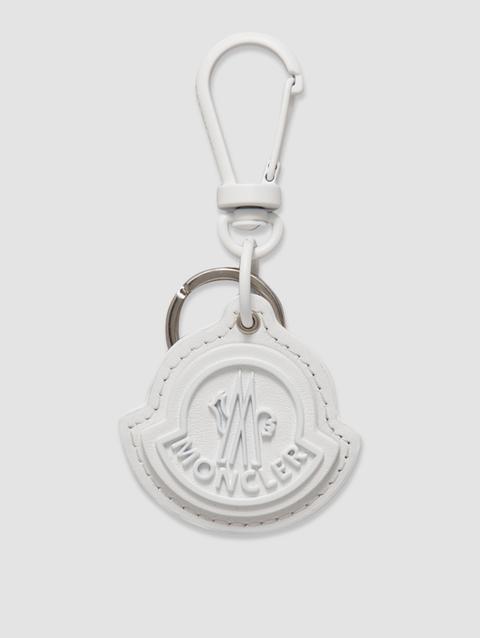 Logo Leather Key Ring Men Off White Moncler