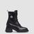 Gigi Leather Lace-Up Boots Women Black Moncler