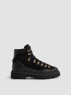 Peka Trek Suede & Leather Hiking Boots Women Black Moncler