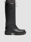 Kickstream High Rain Boots Women Black Moncler