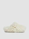 Bell Shearling Mules Women White Moncler