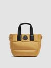 Caradoc Water-Repellent Mini Tote Bag Women Dark Yellow Moncler