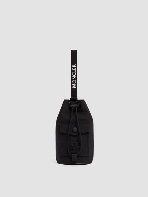 Mini Water-Repellent Bucket Bag Women Black Moncler