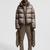 Moncler + Rick Owens Cyclopic Shearling Short Down Jacket Gender Neutral Taupe Moncler