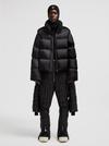 Moncler + Rick Owens Cyclopic Shearling Short Down Jacket Gender Neutral Black Moncler