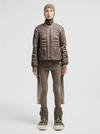 Moncler + Rick Owens Megapenta Flight Down Bomber Jacket Gender Neutral Taupe Moncler