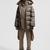 Moncler + Rick Owens Cyclopic Hooded Long Down Jacket Gender Neutral Taupe Moncler