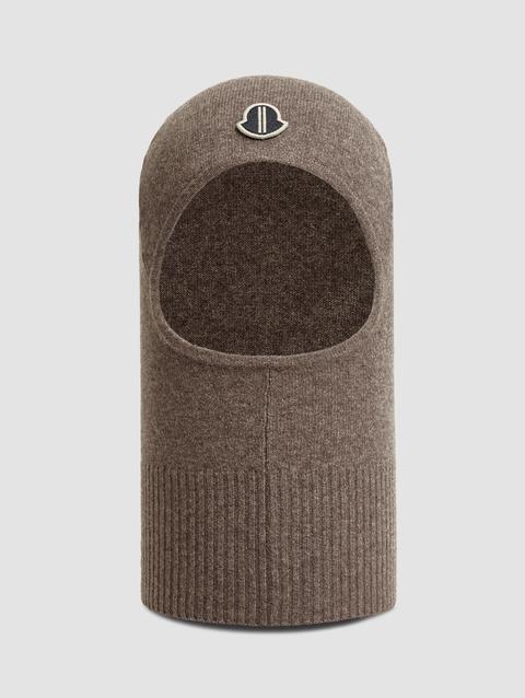 Moncler + Rick Owens Wool & Cashmere Balaclava Gender Neutral Taupe Moncler