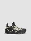 Moncler + Rick Owens Trailgrip Megalace Leather Sneakers Gender Neutral Black Moncler