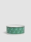 Porcelain Dog Bowl Gender Neutral Emerald Green Moncler