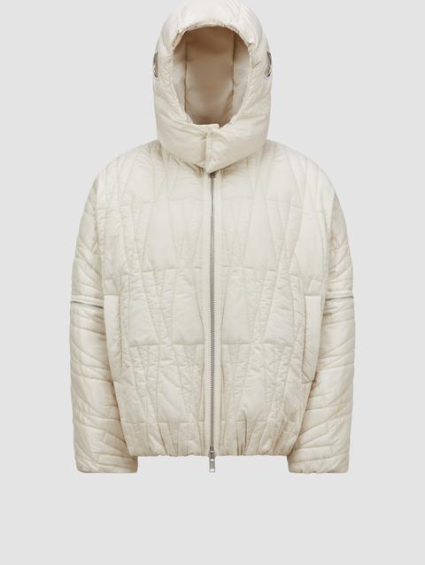 Moncler x Willow Smith Haissa 2-in-1 Short Down Jacket Women White Ivory Moncler