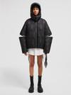 Moncler x Willow Smith Haissa 2-in-1 Short Down Jacket Women Black Moncler