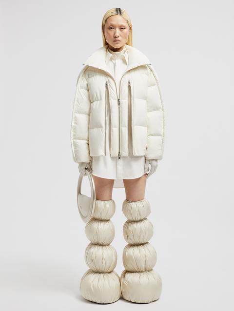 Moncler x Willow Smith Jayel Short Down Jacket Women Off White Moncler