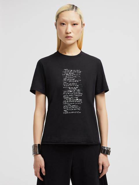 Moncler x Willow Smith Cotton T-Shirt Women Black Moncler