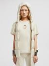 Moncler x Willow Smith Eyelet Cotton T-Shirt Women White Ivory Moncler