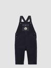 Corduroy Overalls Boy Royal Blue Moncler