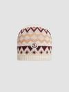 Wool Beanie Girl White Moncler