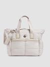 Padded Diaper Bag Gender Neutral Light Beige Moncler