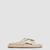 Bell Soft Leather Slides Women Beige Moncler