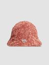 Reversible Teddy Bucket Hat Girl Pink Moncler