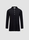 Polo Dress Girl Night Blue Moncler