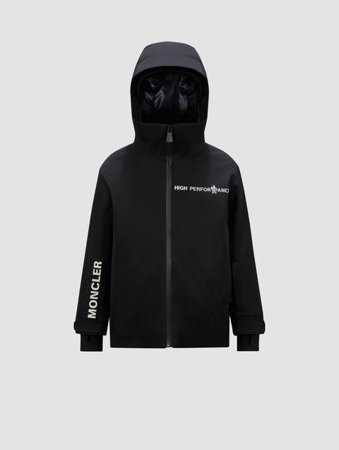 Moriond Hooded Ski Jacket Boy Black Moncler