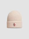 Wool Beanie Girl Light Pink Moncler