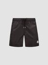 Logo Patch Swim Shorts Men Black Moncler