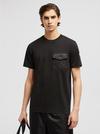 Cotton T-Shirt With Pocket Men Black Moncler