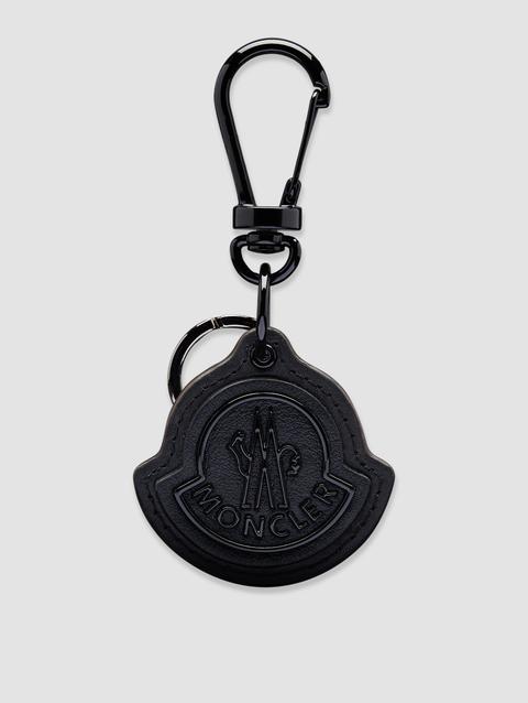 Logo Key Ring Women Black Moncler