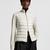 Padded Wool Zip-Up Cardigan Women White Moncler