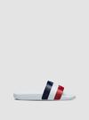 Basile Rubber Slides Men Optical White Moncler