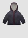 Anton Hooded Rain Jacket Boy Blue Moncler