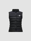 Liane Down Vest Girl Black Moncler