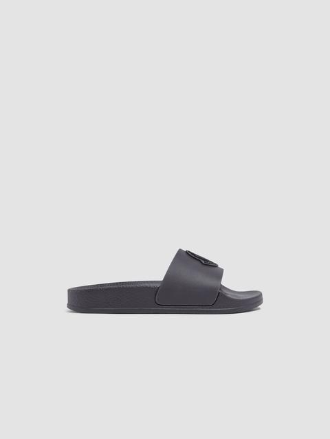 Petit Basile Rubber Slides Gender Neutral Black Moncler