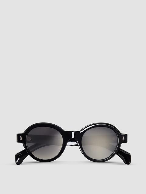 Rondosa Round Sunglasses Gender Neutral Shiny Black Moncler