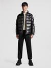 Bourne Short Down Jacket Men Black Moncler