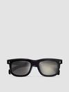 Claro Squared Sunglasses Gender Neutral Shiny Black Moncler