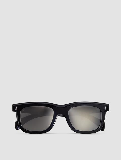 Claro Squared Sunglasses Gender Neutral Shiny Black Moncler