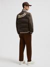 Lateltin Down Bomber Jacket Men Brown Moncler