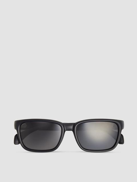 Slicka Rectangular Sunglasses Gender Neutral Matte Black Moncler