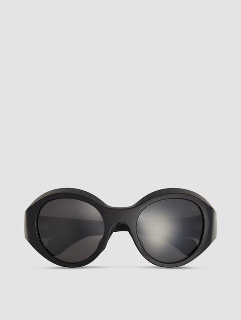 Futuro Round Sunglasses Gender Neutral Matte Black Moncler