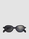 Caprice Oval Sunglasses Gender Neutral Matte Black Moncler