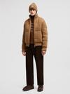 Corduroy Jogging Pants Men Brown Moncler