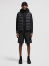 Cotton Blend Shorts Men Black Moncler