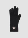 Wool Gloves Men Black Moncler