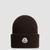 Wool & Cashmere Beanie Men Dark Brown Moncler